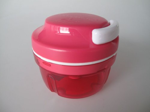 TUPPERWARE TURBO CHEF ganz pink Zwiebelschneider Happy Quick NEU Zwiebel Schneider - 2