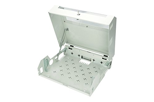 DIGITUS Professional Wandgehäuse, Slim Line, 3HE rotierbar, 2HE fix, 145 x 500 x 475 mm, grau (RAL 7035) - 2