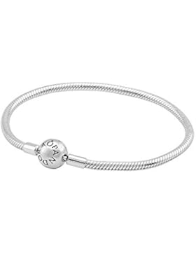 Pandora Damen-Armband mit Kugelverschluss, glatt 925 Silber 590728