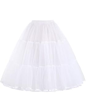 Belle Poque 50er Jahre Kleid Vintage Retro Reifrock Unterrock Petticoat in Mehreren Farben ZYB000177