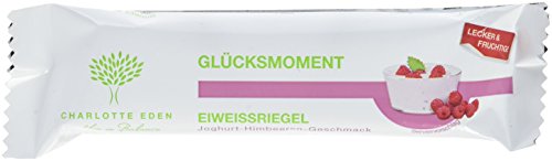 Preisvergleich Produktbild Charlotte Eden Glücksmoment Proteinriegel Joghurt-Himbeere, 24 Riegel