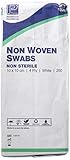 Premier 1920 Non-Sterile Non-Woven Swabs 4 Ply 10 cm x 10 cm White Paper Packs (Pack of 200)