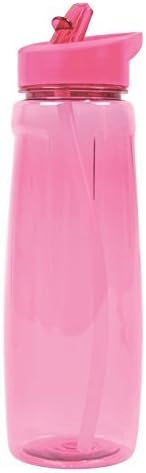 Flip Straw Drinks Sport Hydration Water Bottle 750ml Cycling Hiking pack of 2- random color will be sent