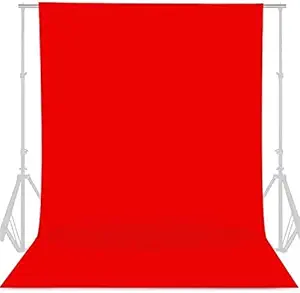 Boltove 8FTX14FT Red Backdrop Background Rod Pocket for Photography Backdrop,Photoshoot Background,Video production, Home Decoration,Weddings, Narties, Newborns, Product photography, Screen Video Recording, Curtain