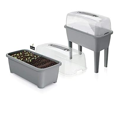 PROSPERPLAST Serre chassis sur pieds - H 820 mm - Gris anthracite