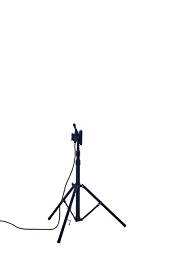 Northpoint PRO-Line LED Baustrahler Arbeitsstrahler 30W 3000 Lumen mit höhenverstellbaren Stativ inklusive Tragegriff und 2 rückseitigen Steckdosen Arbeitsleuchte Werkstattleuchte Arbeitslampe Flutlichtstrahler Fluter - 2