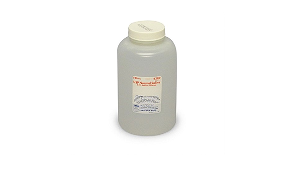 Na Sterile Saline For Irrigation 500ml Bottle Amazon In Industrial Scientific