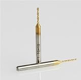 Image de Autek 10 nitrure de titane carbure revêtu 0.2mm-1.1mm PCB Dremel routeur CNC Forets (ZT0.2-1.1mm-10Ti)