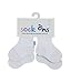 Sock Ons 0-6 Months in WHITE - TWIN PACK (Gift Wrap Available)