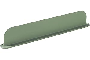 EASYBYMALL Silicone Sink Splash Guard,Splatter Screens Reusable Water Splash Guard,49 * 5 * 8.5 Cm,Dish Washing Baffle Board,For Kitchen(olive green)