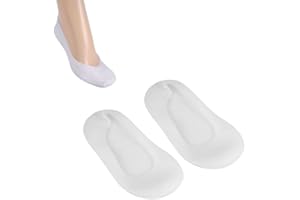 LEINGGG Silikon Feuchtigkeitssocken, Feuchtigkeitsspendende Gelsocken, 1 Paar/Set Fuß Silikon Socken feuchtigkeitsspendender Schutz Schönheitspflege rissige Haut Spa Behandlung für Hornhaut Entfernen(L)