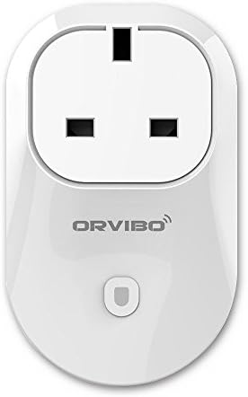 LifetSmart ORVIBO Wi-Fi Smart Socket Outlet UK Plug, Turn ON/OFF Electronics from Anywhere, White (HomeMate-B25UK) Does support Echo/Alexa
