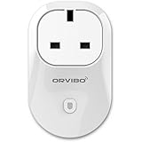 ORVIBO Wi-Fi Smart Socket Outlet UK Plug, Turn ON/OFF Electronics from Anywhere, White (HomeMate-B25UK) Does support Echo / Alexa