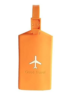 Novago NOV@GO® Etiquette bagages/étiquette valise AVION (Orange)