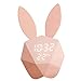 Produktbild SHENGY Kinder elektronischer Wecker Nachtlicht, Erwachen LED-Leuchten, Rabbit Sound Induction Lampe, USB wiederaufladbar, Dekoration Home Schlafzimmer Baby,Pink