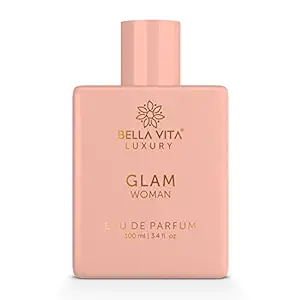 Bella Vita Organic Glam Perfume for Women Fresh and Romantic, 100 ml