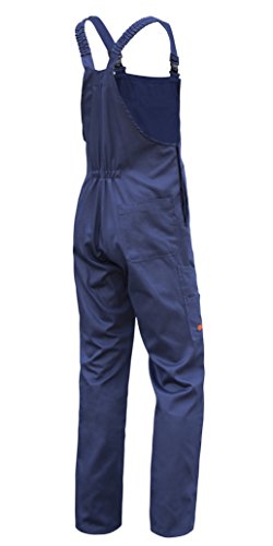 KERMEN – Arbeits-Latzhose Hamburg Kombi-hose Blaumann 100% BW 245gr – made in EU – Blau, Dunkelblau - 7