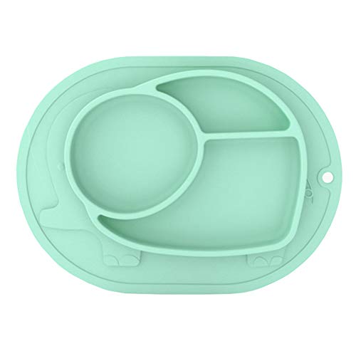 Ventouse En Silicone Manyo Assiette A Ventouse Pour Bebe Plateau Enfant Repas Assiette Compartiment Rose Cuillere Silicone Bebe Vaisselle Sets De Table