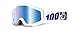 Produktbild MOTOCROSS BRILLE CROSSBRILLE WEISS BLAU VERSPIEGELT 100% STRATA ICE AGE BRILLE GOGGLE QUAD ATV MX SX CROSS MTB OFFROAD