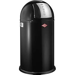 Wesco - Poubelle Pushboy 50 L Noire