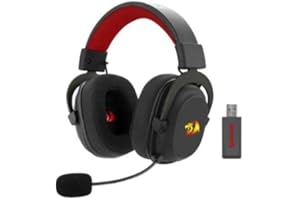 REDRAGON RED-H828, Zestaw słuchawkowy gamingowy H828 bezprzewodowy, Czarny