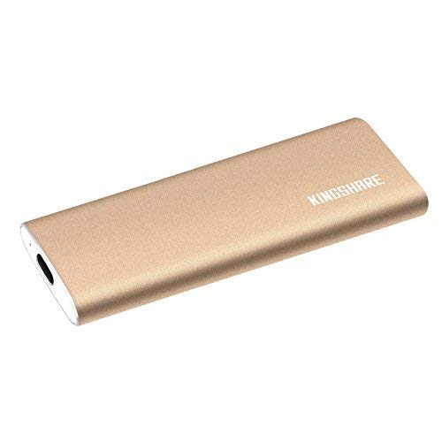 Kingshare USB M.2 NGFF External Hard Drive Enclosure SATA to USB 3.1 C SSD Caddy Case - Type C Gen 2 Superspeed up to 10Gbps with Aluminum Design (KS-C6DLG)