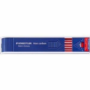 Preisvergleich Produktbild Staedtler Zeichenmine Mars Lumochrom 204 2mm rot VE=12 Minen