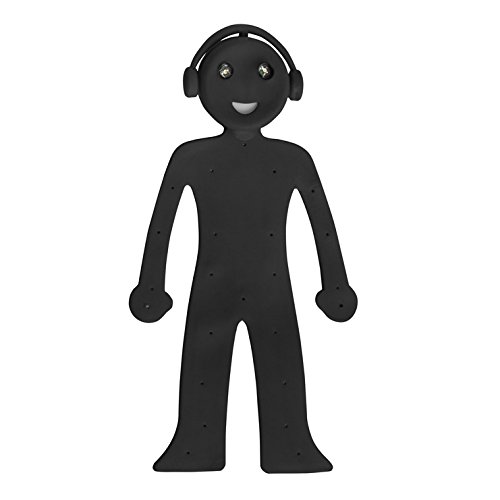 Balvi - Luz Lectura Android Negro Silicona 2xCR1220