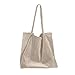 Produktbild Tohole Canvas Tasche Damen Handtasche UmhäNgetasche Shopper FüR Schule Cord Schultertasche Tote GeldböRse LäSsig Einkaufstasche Mode GroßE KapazitäT Henkeltasche (beige,1PC)