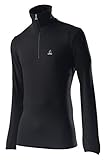 hochelastisch Löffler Herren Pulli Transtex Zip-Rolli Basic Cf, schwarz, 54