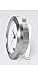 Produktbild Atlanta 4204/19 Wanduhr Baduhr Funk analog silbern wasserdicht mit Themometer