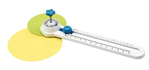 Olympia Kr- Cortador de c  rculos  capacidad  hasta 3 hojas de cart  n   color blanco