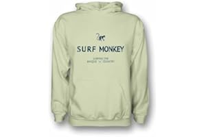 DRESSED IN MUSIC PLAY WITH ME Hoodie Sudadera Ecológica con Capucha para Hombre/Mujer - Algodón Orgánico Gots Surf Monkey®