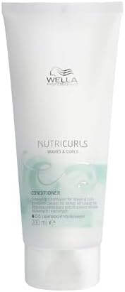 Wella Professionals NUTRICURLS Cleansing Conditioner per capelli ondulati – Con Olio di Jojoba 200 ml
