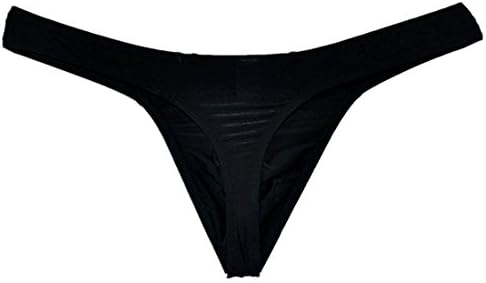 KKia Men's Thong Sexy Sport Elastic Comfort G-String Hot T-Back Bikini Low Raise Guy Underwear