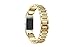 Produktbild SHOBDW Schlussverkauf Fitbit Charge 2 armband, Neuankömmling Luxus Kristall Edelstahl Metall Armband Armband für Fitbit Charge 2 (135-235MM, Gold)