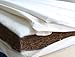 NightyNite® Natural Crib Mattress 85 x 44cm Outer Cover Outlux Breathable. Waterproof, Inner CoverCotton, Lambswool cushioning, Coir Padded Centre