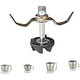 QemiQ Retail®-"Blade Set with Coupler" - for -"Panasonic Mixer Grinder"Medium(Dry) & Big(Wet) Jars