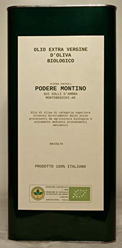 Colli d'Ambra - Olio Extravergine di Oliva Biologico di categoria superiore 100% Toscano