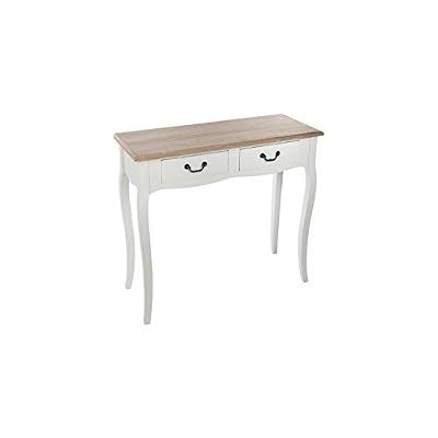 AC-Déco Commode Paris Prix Console 2 tiroirs chrysa 87cm naturel