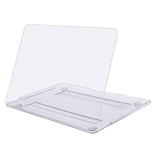 MOSISO Funda Dura Compatible con 2019 2018 2017 2016 MacBook Pro 13 con/sin Touch Bar A2159 A1989 A1706 A1708 USB-C, Ultra Delgado Carcasa Rígida Protector de Plástico Cubierta, Claro Transparente