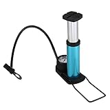 Farbe blau ACAMPTAR Tragbare Fu？ Aktivierte Boden Pumpe 140 Psi MTB Fahrrad Luft Füller Mit Manometer Zyklus Luft Pumpe Blau