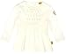 Steiff Baby Girls Tunika 1/1 Arm Tunic Crew Neck Long Sleeve Blouse, Off-White (cloud Dancer White 1610), 6-9 Months (Manufacturer size: 74)