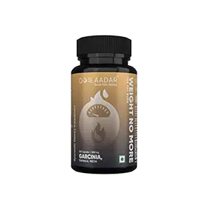 AADAR WEIGHT NO MORE | Natural Weight Loss Supplement | 120 Capsules | Belly Fat Burner for Men and Women | Garcinia Cambogia, Triphala, Fenugreek, Green Tea