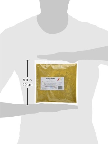 Creleo 790184 Farbpigment für Beton Gips Silikon Artelin Kreide uvm, 125 g, sonnengelb - 2