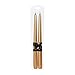 Produktbild LE CHAT Lot de 2 flambeaux rhodos de Noël - H 29 cm - Or chaud