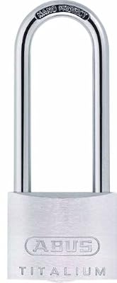 ABUS 562099-64TI/50HB80_KA6511 Candado Titalium de 40 mm arco extra largo llaves iguales
