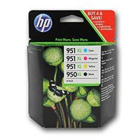 Badgerinks - Cartuchos de tinta para impresora HP Officejet Pro 8600 (4 unidades, cián, amarillo, magenta y negro)