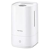 luftbefeuchter verdampfer 【Automatische Abschaltung & kein Auslaufen】Der Humidifier schaltet sich automatisch aus, wenn der Wasserstand im Tank zu niedrig ist. Durch die Verwendung der neuesten Aerosolier-Chips und Dichtungstechnologie wird das Wasser zu extrem winzigen Nebelpartikeln (8 μm) zerstäubt, ohne dass Wasser aus der Tank austritt, sodass Ihr Tisch oder Boden nicht benetzt wird. ❤Durch CE und RoHS Zertifizierung ist es sicher und eignet sich.❤