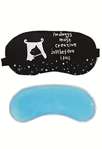 Skylofts Smooth & Soft Fabric Most Creative Sleeping Mask Eye Masks for Men & Women